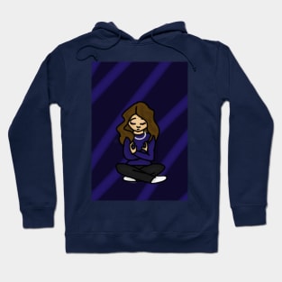 Meditating Girl Hoodie